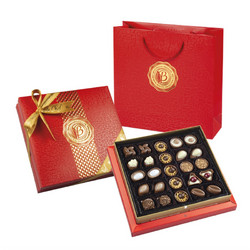 Продуктови Категории Шоколади Bolci Diamond Red Шоколадови пралини от качествен белгийски шоколад в елегантна червена кутия 290 gr
